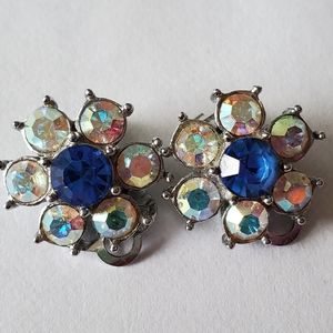 Vintage clip on earrings from the 60s